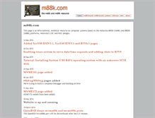 Tablet Screenshot of m88k.com